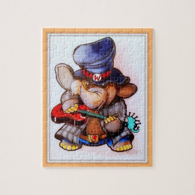 Metalphant avec le puzzle de guitare - image (Vertical)