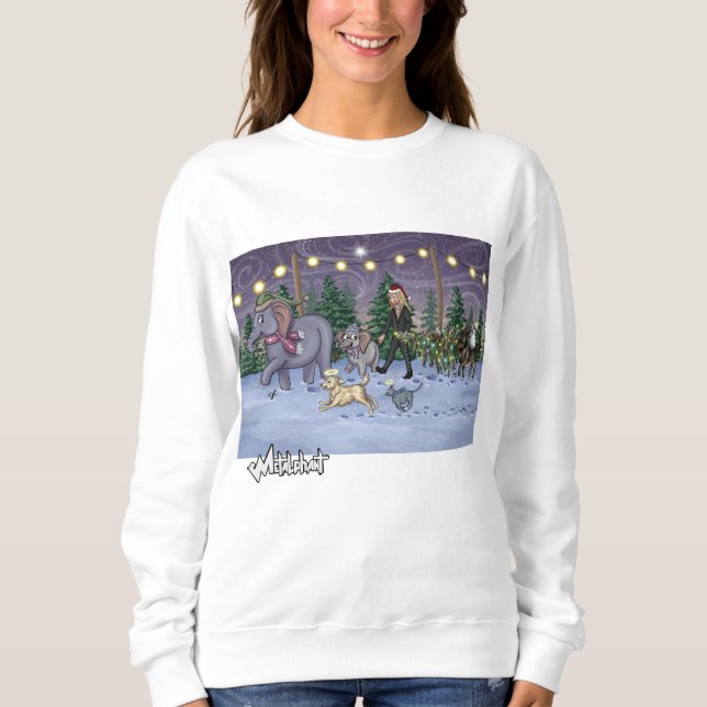 Metalphant Family Tree Adult Sweatshirt (Devant)