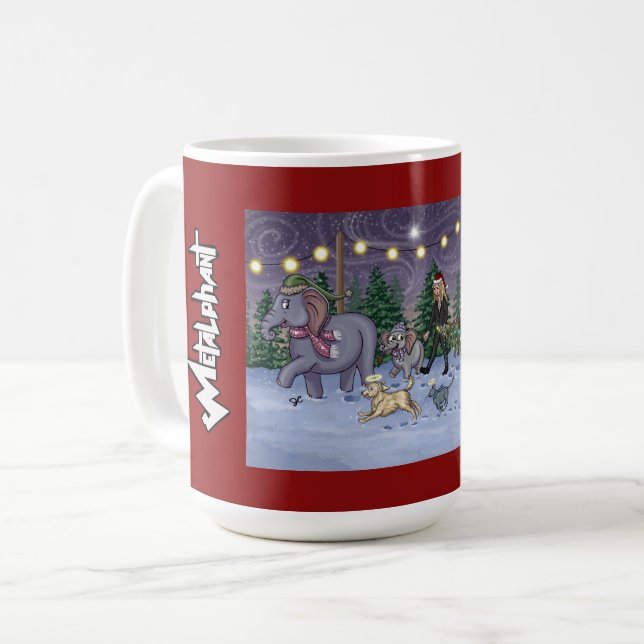 Metalphant Family Tree Mug (Devant gauche)