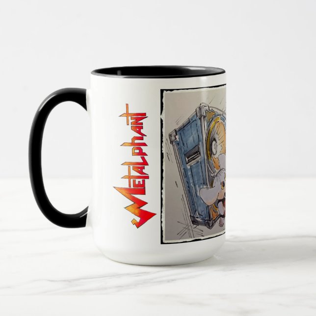 Metalphant & Mom Mug (Gauche)