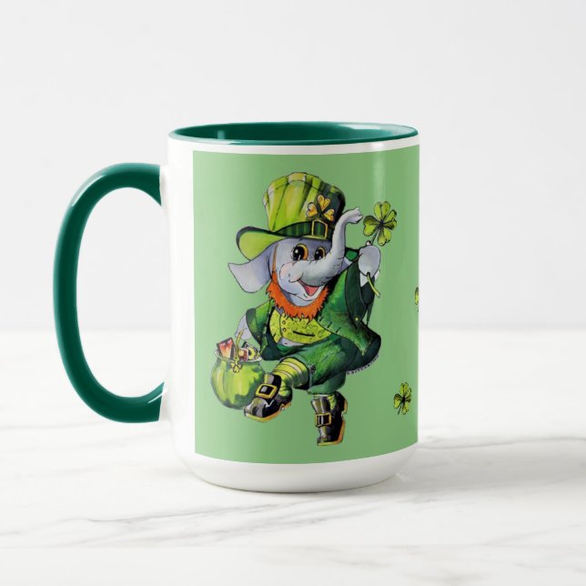 Métalphant St. Phantrick Mug (vert) (Gauche)