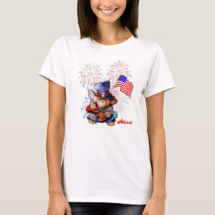 Metalphant USA Drapeau féminin T-shirt