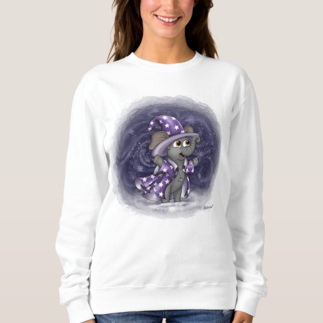 Metalphant Wilbur en hiver Sweatshirt féminine (Devant)