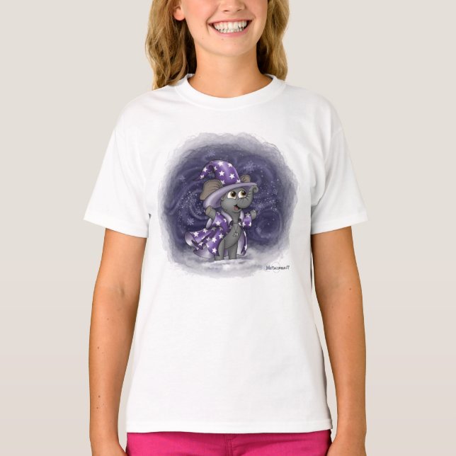 Metalphant Wilbur en T-shirt fille d'hiver (Devant)