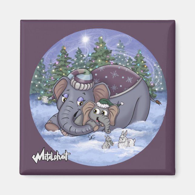 Metalphant Wilbur et aimant maman (Devant)