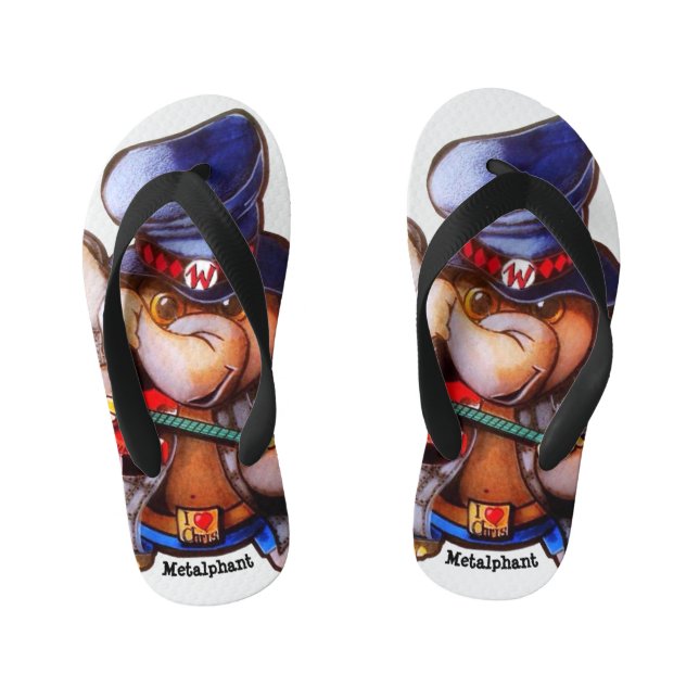 Metalphanumérique avec tongs de guitare - image un (Semelle)