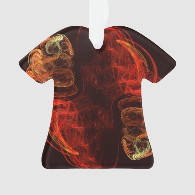 Métamorphose Abstraite Art Chemise acrylique (devant)