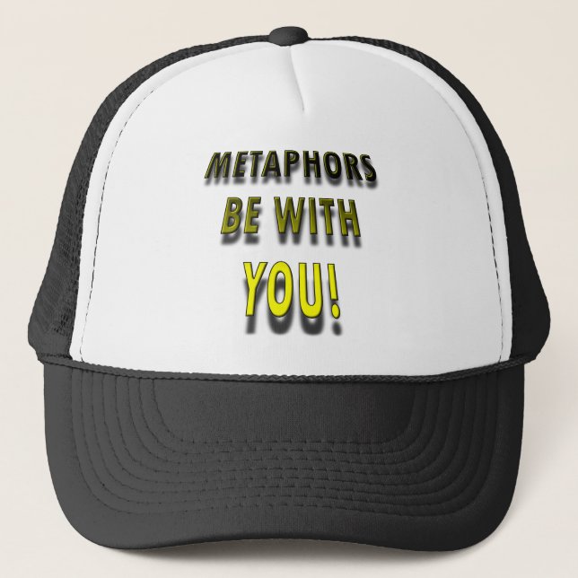 Métaphores Soient Avec Vous Drôle Casquette de Cam (Devant)