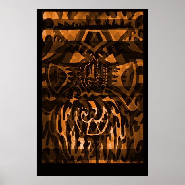 MetaState - Poster orange (Devant)