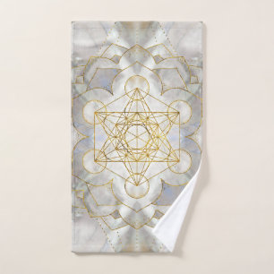 Métatron's Cube in lotus Sacred Geometry