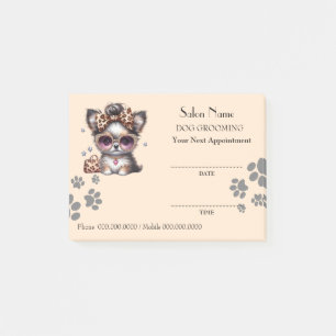 Mete chien toilettage Rendez-vous Post-it® Notes