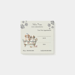 Mete chien toilettage Rendez-vous Post-it® Notes