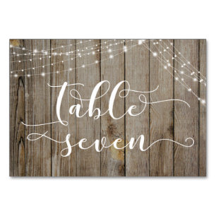 Météo Bois et Chaînes légères Table Sept Carte