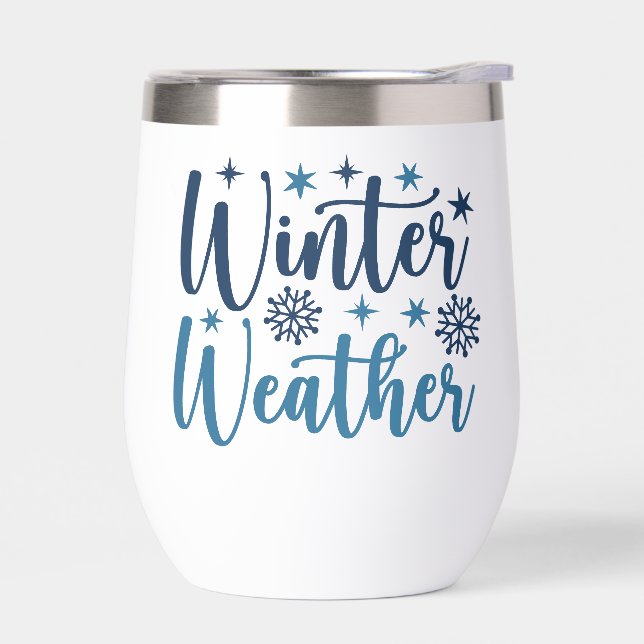 Météo d'hiver - Typographie des Fêtes Neiges (Gauche)