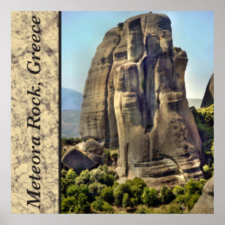 Meteora Rock, Greece Photo Poster