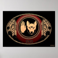 Metis Art Poster Spirit Animal Native Print Poster