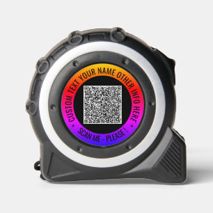 Mètre Ruban Analyse de code QR et mesure de bande de texte per