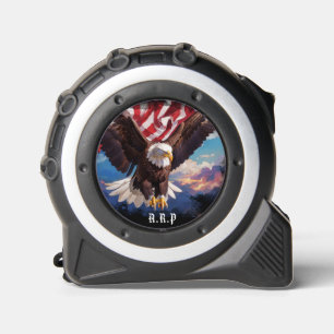 Mètre Ruban *~* AP27 États-Unis Drapeau américain Aigle Patrio