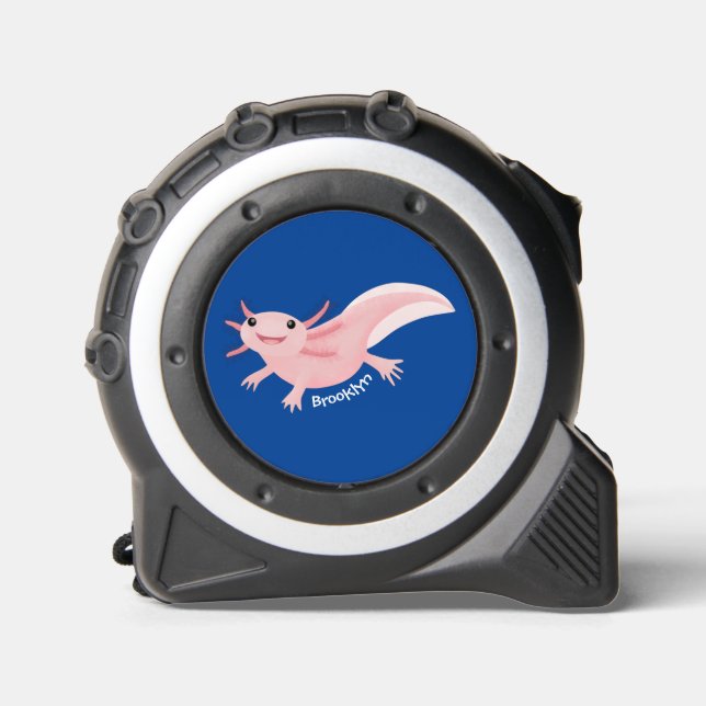 Mètre Ruban axolotl rose pâle (Recto)
