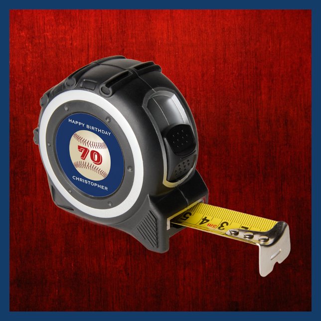 Mètre Ruban Baseball Joyeux Anniversaire N'Importe Quel Âge, N (Créateur téléchargé)