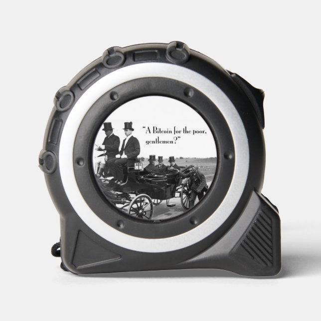 Mètre Ruban Bitcoin mendiant (Recto)