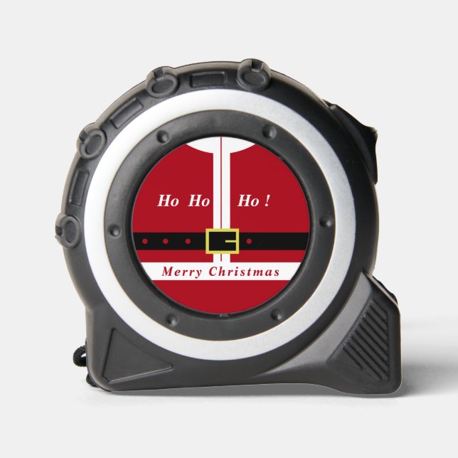 Mètre Ruban Cadeau de Noël Mesure sur bande drôle Père Noël De (Recto)
