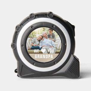 Mètre Ruban Cadeau Personnalisé pour Papy On T'aime