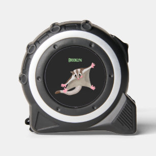 Mètre Ruban Caricature de planeur de sucre joyeux