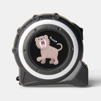 Caricature du tigre mignon Saber Toothed Smilodon