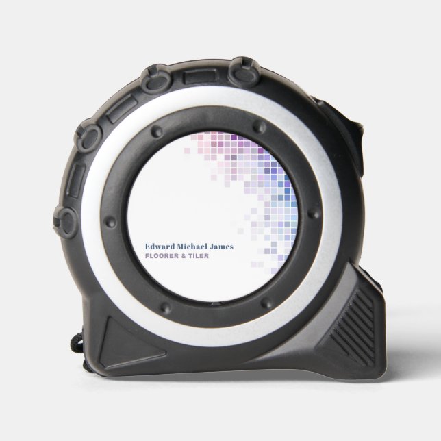 Mètre Ruban Carreaux carrés, Plancher, Installation de carreau (Recto)