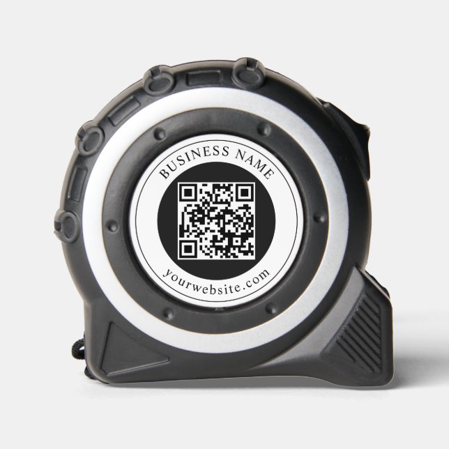 Mètre Ruban Code QR avec nom d'entreprise modifiable (Recto)