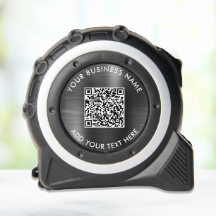 Mètre Ruban Code QR professionnel personnalisé Silver