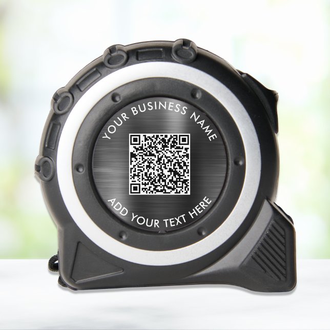 Mètre Ruban Code QR professionnel personnalisé Silver (Créateur téléchargé)