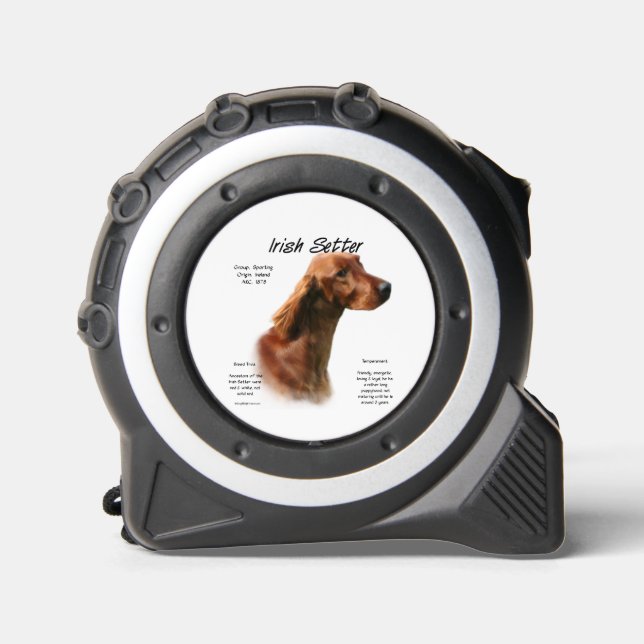 Mètre Ruban Conception de l'histoire des Setter irlandais (Recto)