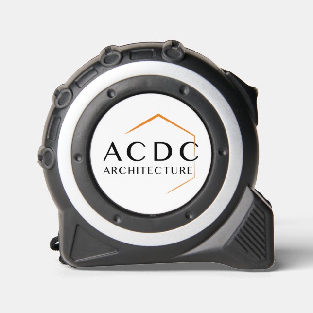 Mètre ruban Engagé dans vos projets de vie Blanc (Recto)