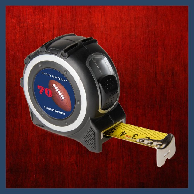 Mètre Ruban Football Joyeux Anniversaire N'Importe Quel Âge, N (Créateur téléchargé)