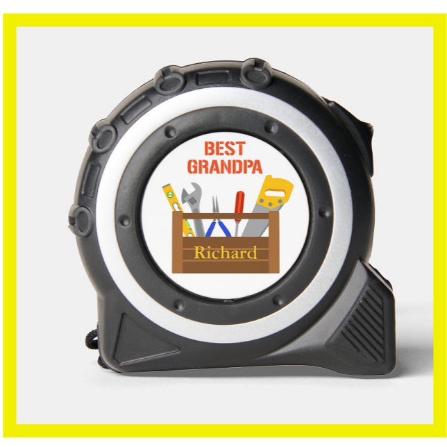 Mètre Ruban Fun Best Grand Nom Boîte à outils Boîte à outils (Créateur téléchargé)