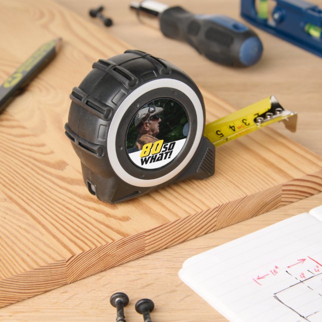 Mètre Ruban Funny 80 Alors Quel Devis Photo 80e Anniversaire (Boiseries)