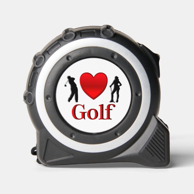 Mètre Ruban I Heart Golf (Recto)
