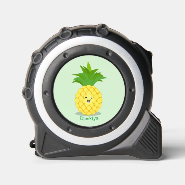 Mètre Ruban Illustration d'ananas mignon (Recto)