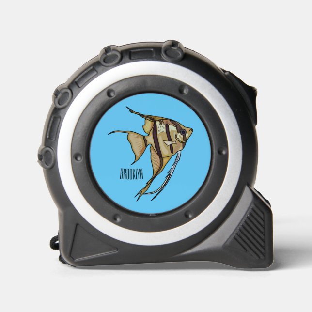 Mètre Ruban Illustration d'angelfish (Recto)