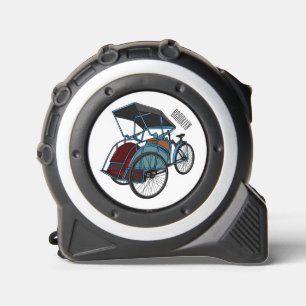 Mètre Ruban Illustration de cyclo-pousse