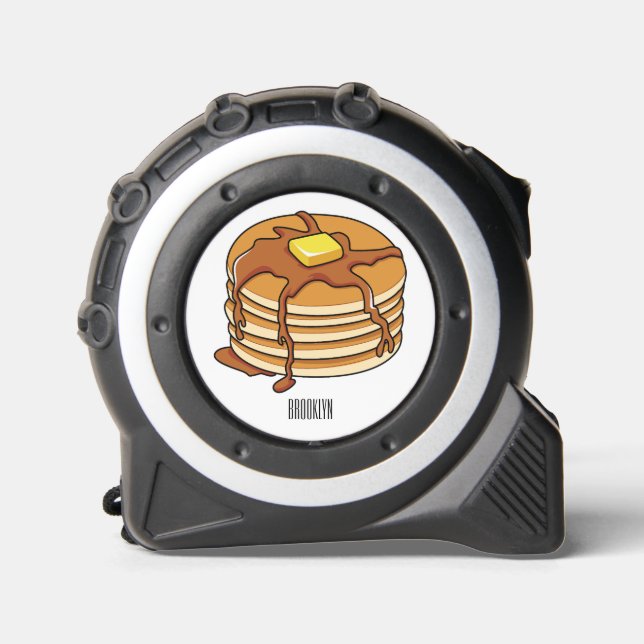 Mètre Ruban Illustration de dessin animé de Pancake (Recto)