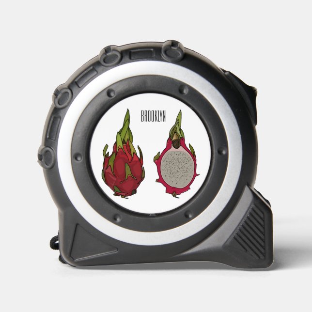 Mètre Ruban Illustration de dragon fruit (Recto)
