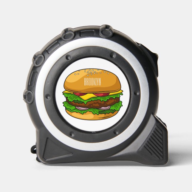 Mètre Ruban Illustration de Hamburger (Recto)