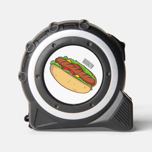 Mètre Ruban Illustration de Hot dog (Recto)