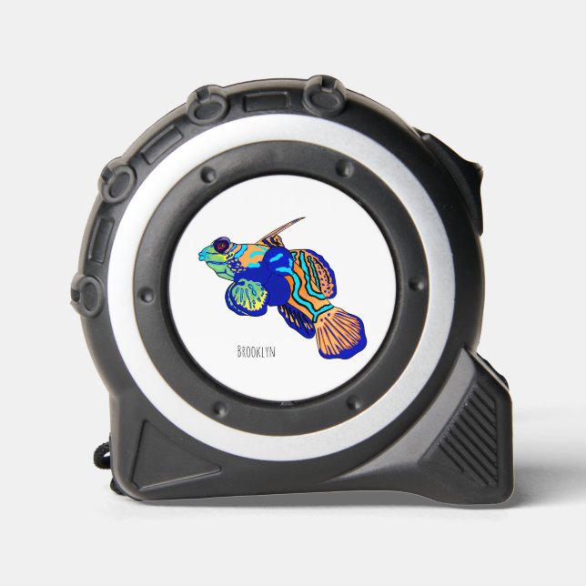 Mètre Ruban Illustration de Mandarinfish (Recto)