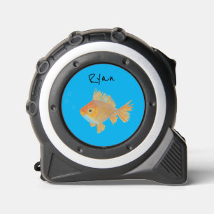 Mètre Ruban Illustration De Mignonne Poisson D'Or Pour Les Enf