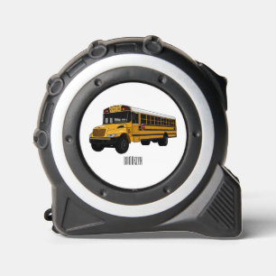 Mètre Ruban Illustration d'un autobus scolaire