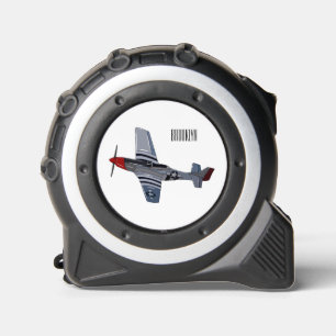 Mètre Ruban Illustration d'un avion de chasse-bombardier